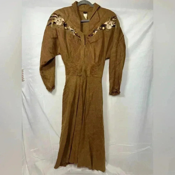 Vintage IIF WESTERN DRESS SIZE 14 - Picture 1 of 5